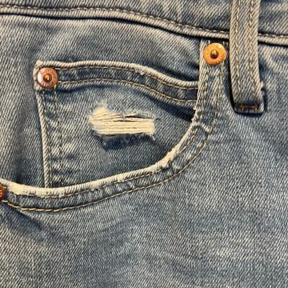 Gap Light Wash High Rise Kick Fit Jeans Size 30 10T - Picture 4 of 16